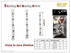 M&W 5 Linking Ball Bearing Swivel